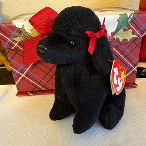 Vintage Ty Beanie Baby GiGi the Poodle dog with tag